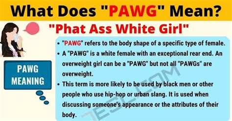 define pawg|Defining the Slang ‘PAWG’: An In.